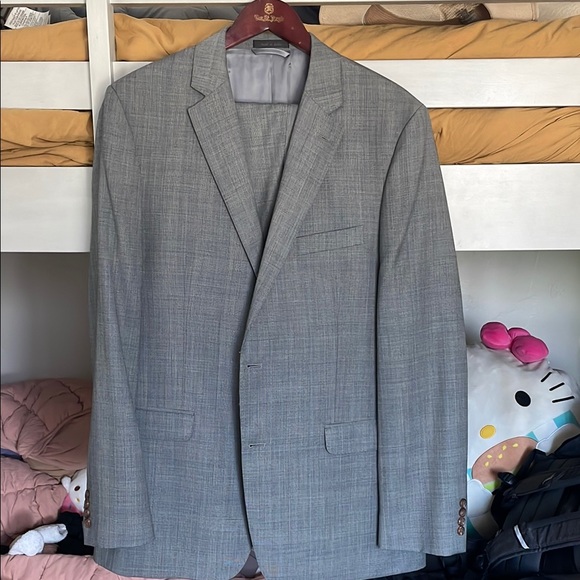 Lauren Ralph Lauren Gray Wool Suit - Picture 1 of 8